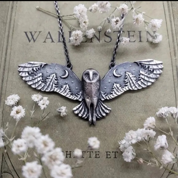 Owl Pendant Necklace - Picture 2 of 6